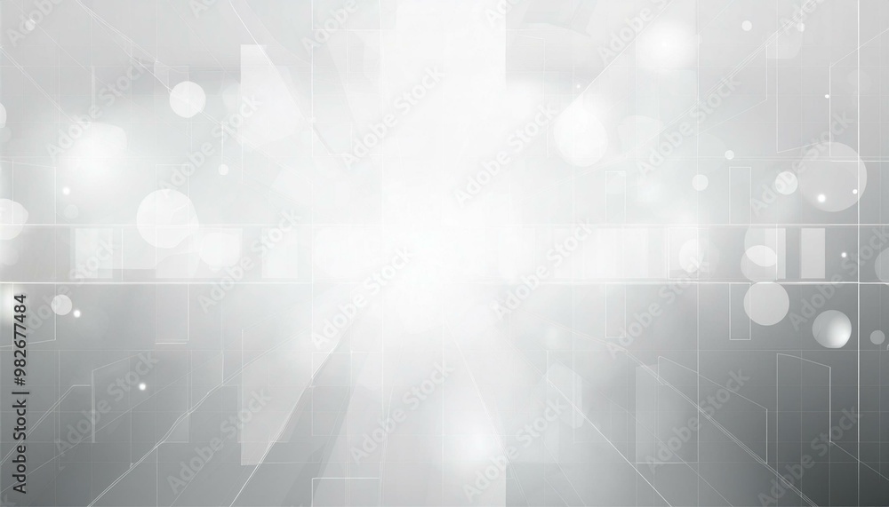 Aufkleber abstract light background with glowing effect and soft bokeh, perfect for showcasing elegance and mo