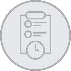 Fototapeta premium Deadline Icon Design