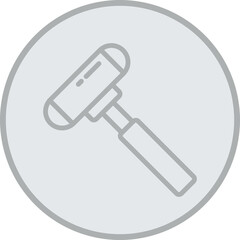 Reflex Hammer Icon Design