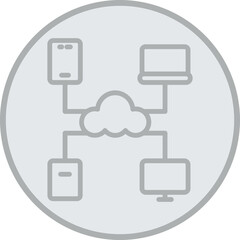 Cloud Service Icon Design