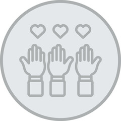 Obraz premium Volunteer Icon Design