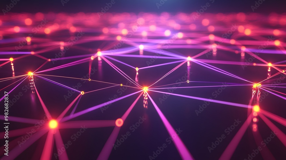 Poster abstract network connection