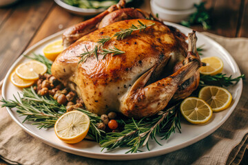 roasted chicken with vegetables