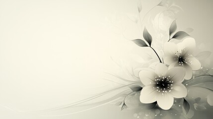 Captivating White Flower Blossom with Delicate Petals on Minimalist Background
