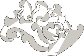 Vector sketch illustration silhouette design icon logo symbol engraving classic vintage ethnic traditional 