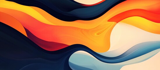 Abstract background featuring vibrant colors and fluid shapes creating a dynamic and visually engaging atmosphere