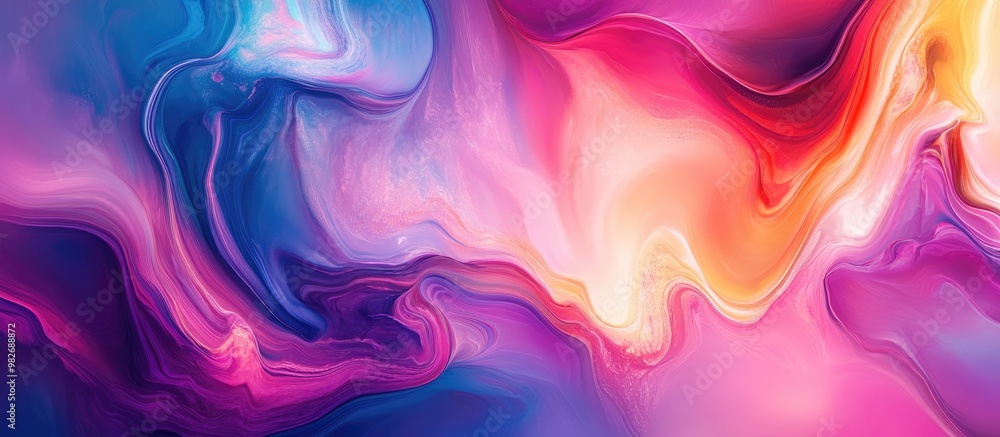 Poster Abstract background design with vibrant colors and dynamic shapes creating an energetic and eye catching visual experience Perfect for various creative projects and presentations