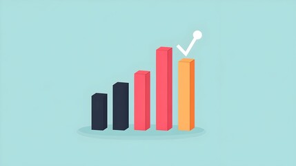 Upward Business Growth Diagram Chart Visualizing Economic Performance and Strategy
