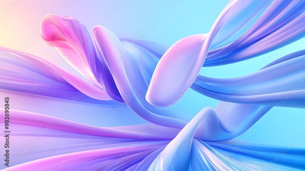 Poster mesmerizing fluid swirls of vibrant colorful gradients in dynamic motion