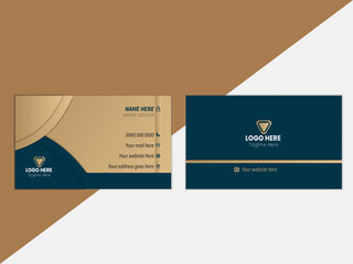 Modern unique professional business card design