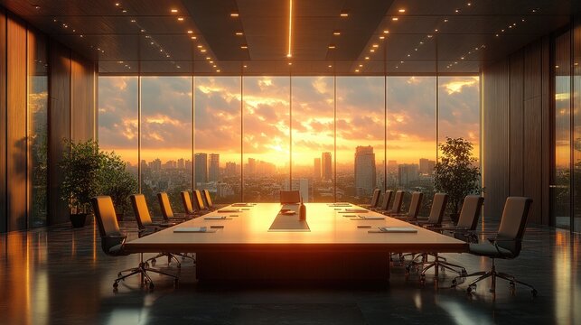 Collaborative Meeting of Business Professionals for Strategic Planning and Decision Making