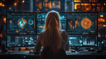 Team of Professionals Analyzing Profit Data in a Collaborative Business Environment