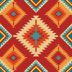 Obraz premium Fabric pattern circle japan style