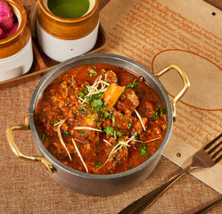 mutton with branding mockup for restaurants and brands