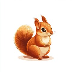 Fototapeta premium Cute Squirrel.
