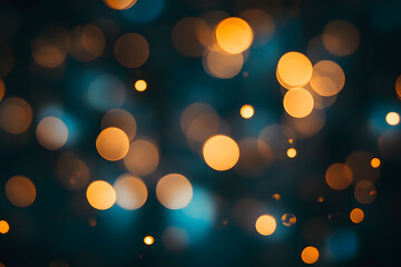 blurry light in dark background