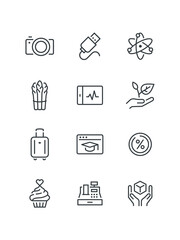 universal icon symbols, set of icons for web, set of icons for web design, vector illustration