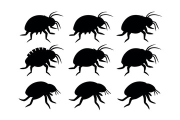 Obraz premium A set of Flea