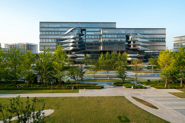 Obraz premium Tiantai Plaza, Office Building, Commercial District