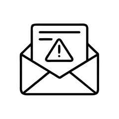 warning letter icon png file.