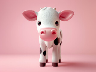 Cute little cow 3D