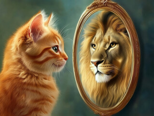 Bravery reflected in the mirror