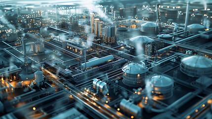 Fototapeta premium future factory