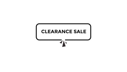Clearance sale web banner templates. Vector Illustration 
