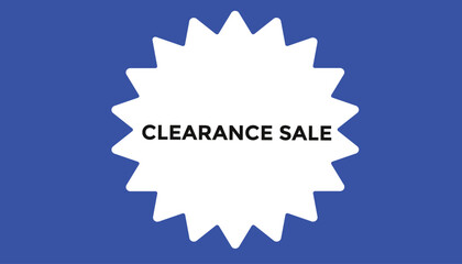 Clearance sale web banner templates. Vector Illustration 

