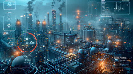 Obraz premium future factory