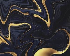 Black gold marble fluidity grainy texture background layout print art poster copy space