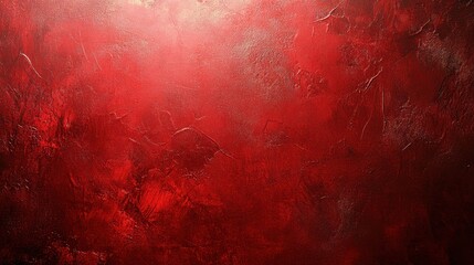 A red background with texture combining rough and smooth elements, adding depth and dimension to the image.