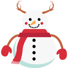 Snowman Vector Illustration