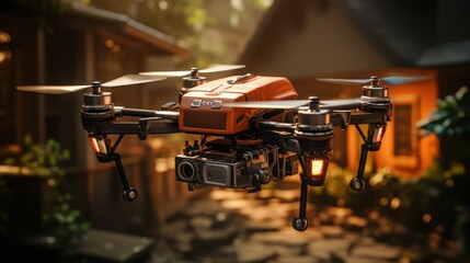 Drone Photography in a Rustic Setting