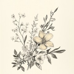 Botanical Wedding Card --v 6.1 Job ID: 6f43d6fd-61bf-4a16-8971-18e5bc5d36cb