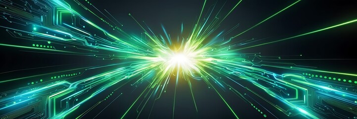 Fototapeta premium Modern hi-tech, science, futuristic technology concept. Abstract digital high tech city design for banner background