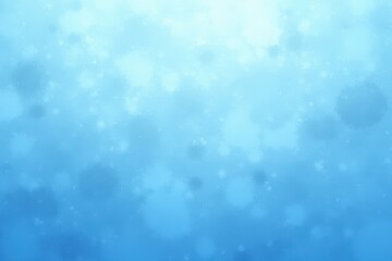 Abstract Blue and White Watercolor Background with Scattered Circles