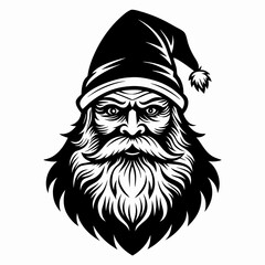 Santa SVG Santa Face Svg Vintage santa Svg Santa Claus svg Christmas Svg Holiday Svg Santa Silhouette Instabt Download