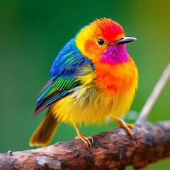 beautiful colorful Bird