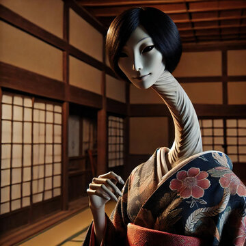 Rokurokubi Images – Browse 302 Stock Photos, Vectors, and Video