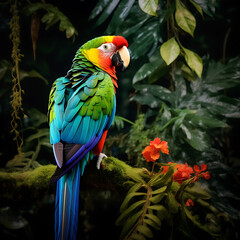 Obraz premium beautiful colorful Bird