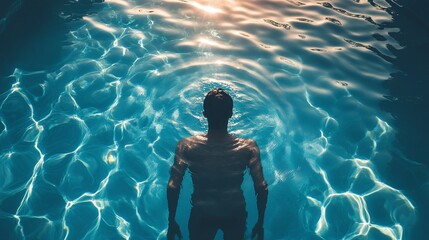 pool swimming for fun and fitness with a person enjoying aquatic exercise and staying active while swimming laps in the water