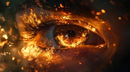 Fire in Eye