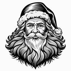 Santa SVG Santa Face Svg Vintage santa Svg Santa Claus svg Christmas Svg Holiday Svg Santa Silhouette Instabt Download