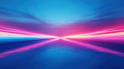Abstract light trails