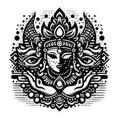 vintage antique black and white design