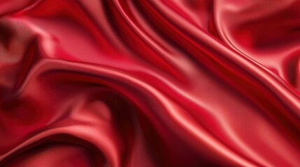 Obraz premium Red silk fabric texture