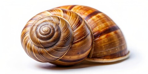 Snail shell isolated on background, snail, shell, isolated,background, nature, slow, spiral, design, decoration, pattern