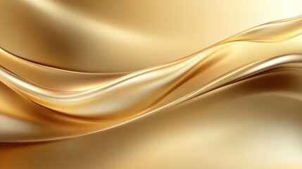 Obraz premium An elegant gold background with soft reflections and delicate gradients, perfect for high-end branding.