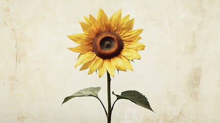 stunning closeup of a single sunflower, petals detailed with golden hues, ideal for design inspiration, nature photography exhibits, and floral arrangement tutorials